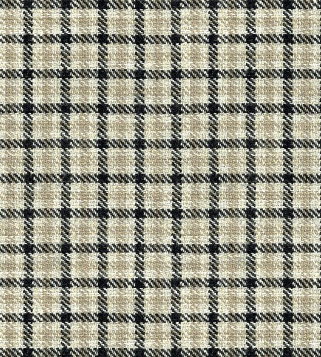 Nairn Check Fabric - Gray