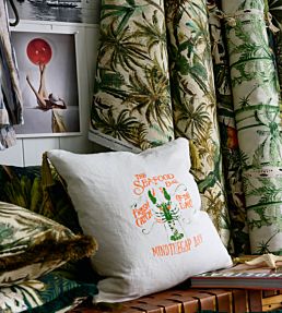 Palmera Cubana Room Fabric 2 - Green