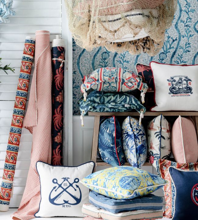 Calypso Room Fabric 3 - Blue