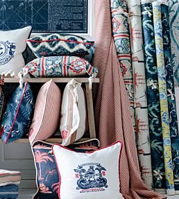 Ionian Room Fabric 3 - Blue