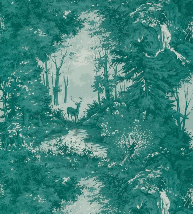 Torridon Wallpaper - Green