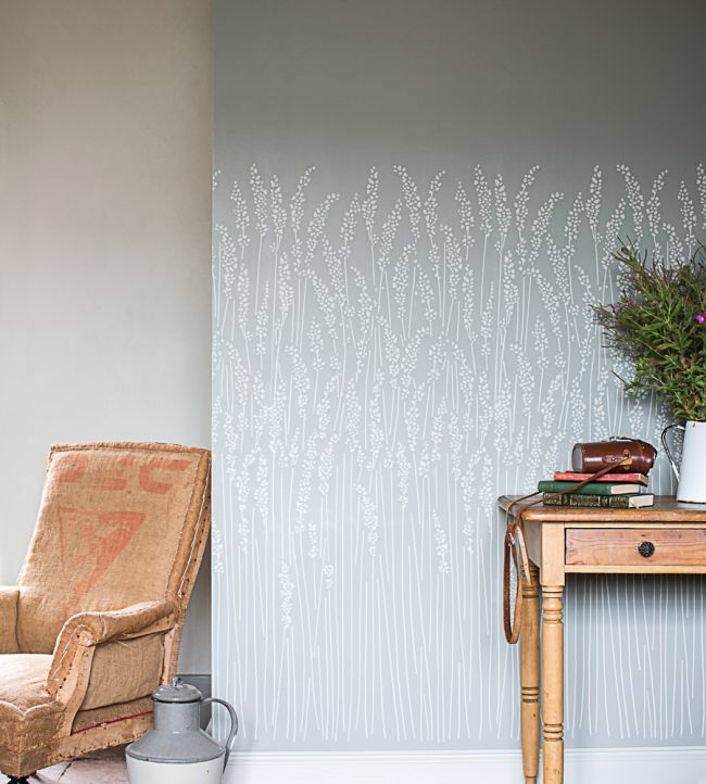 Feather Grass Wallpaper - Pigeon - 5102 - Farrow & Ball
