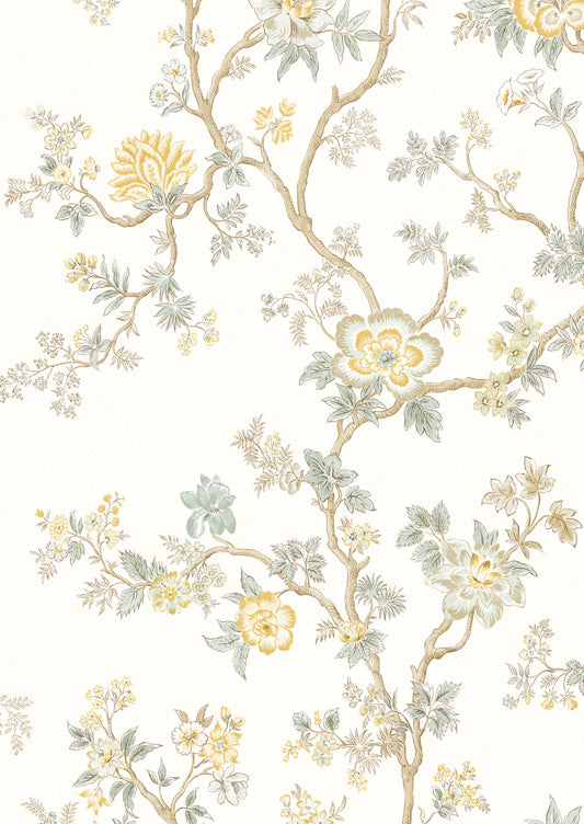 Indienne Wallpaper - Quince - Lewis & Wood