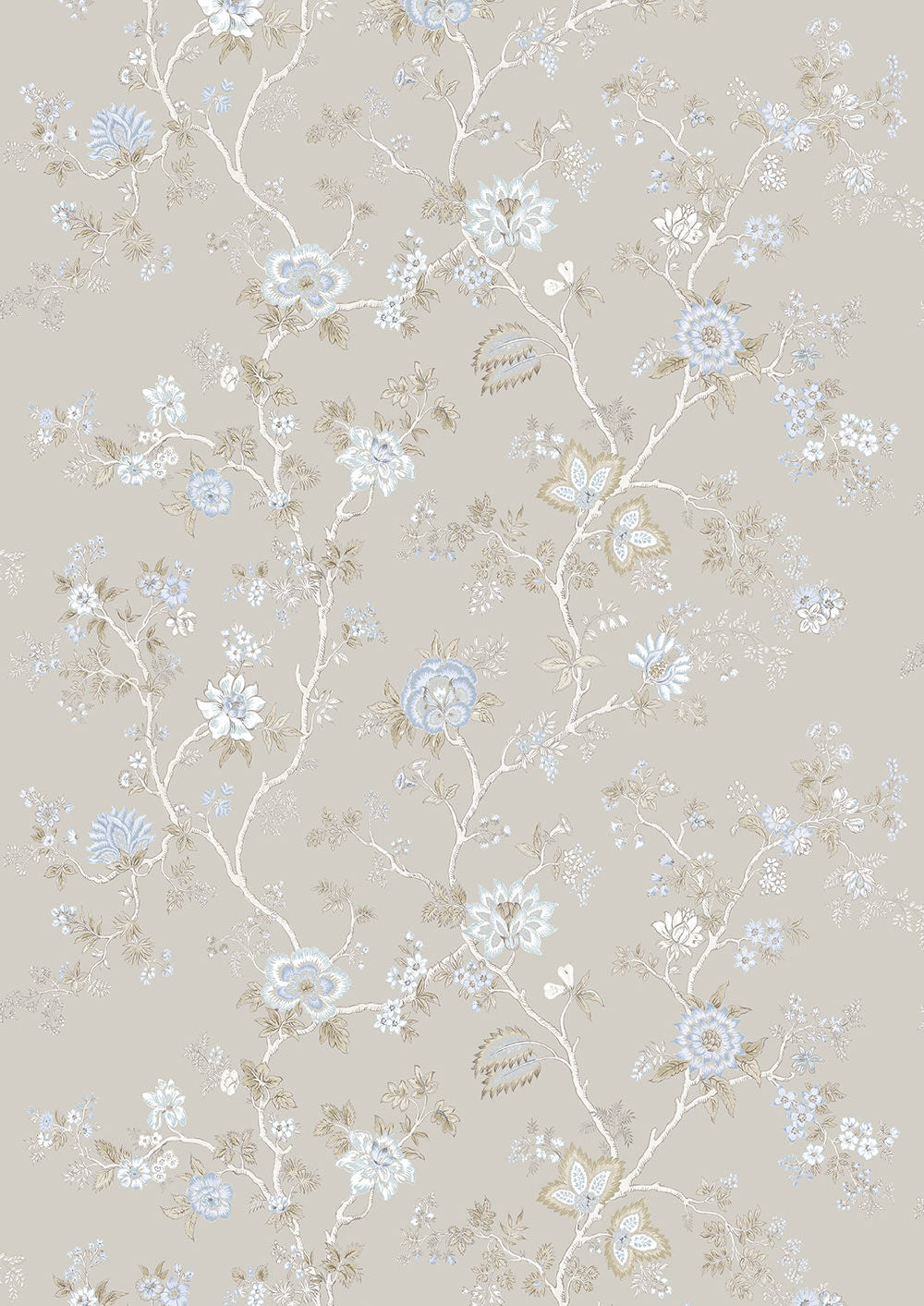 Indienne Wallpaper - Wisteria - Lewis & Wood