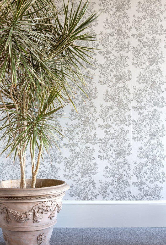 Camouflage Room Wallpaper 3 - Silver