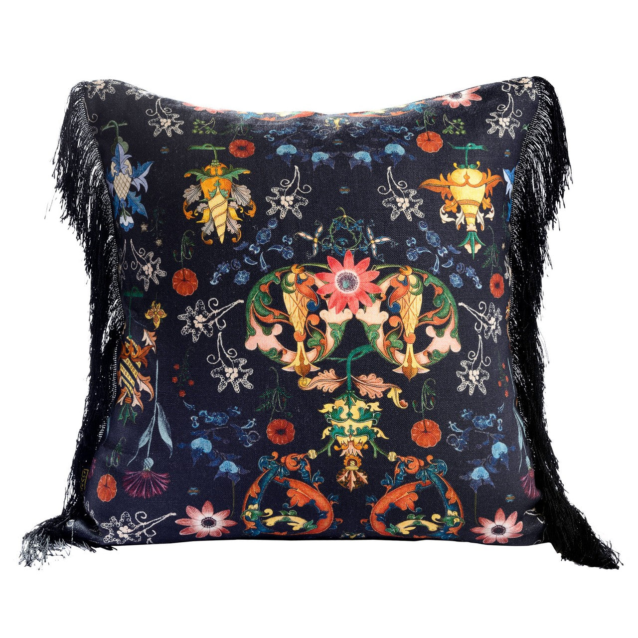 TRANSYLVANIA FOLK Room Linen Cushion 2 - Blue