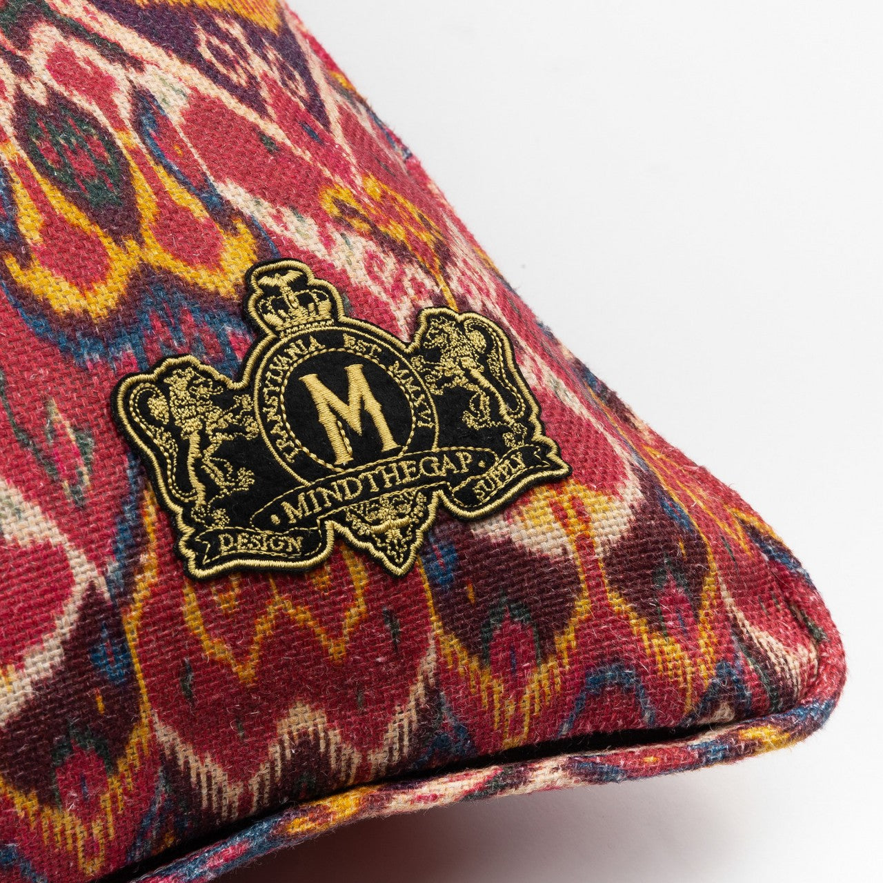 UZBEK IKAT Room Linen Cushion 2 - Red