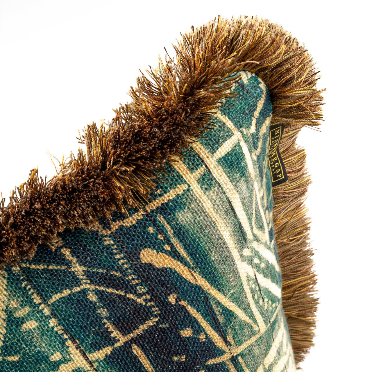 BAMILEKE Room Linen Cushion 3 - Teal