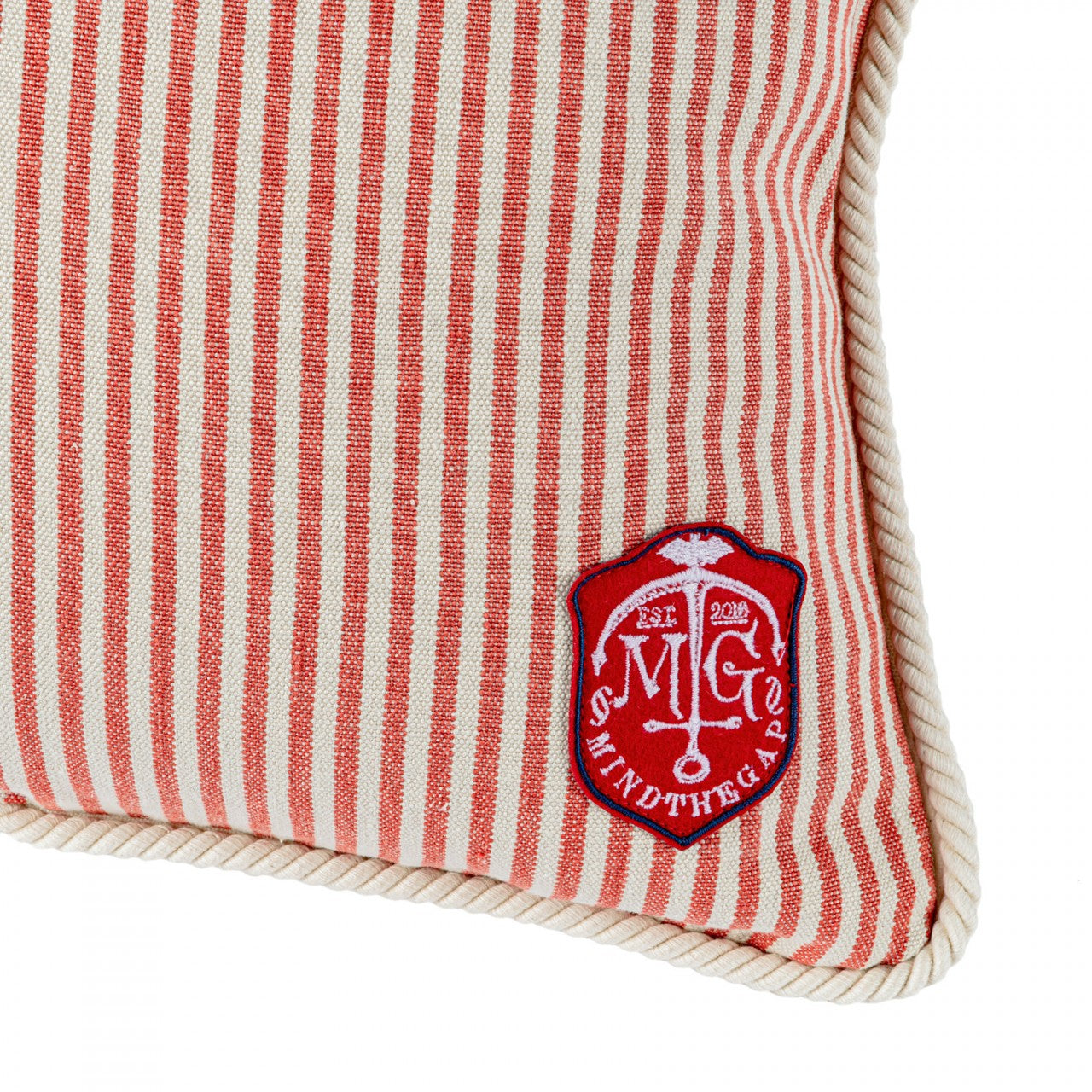 RHUBARB Stripe Room Cushion 2 - Pink