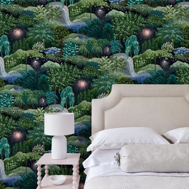 Nightfall Pitch Room Wallpaper