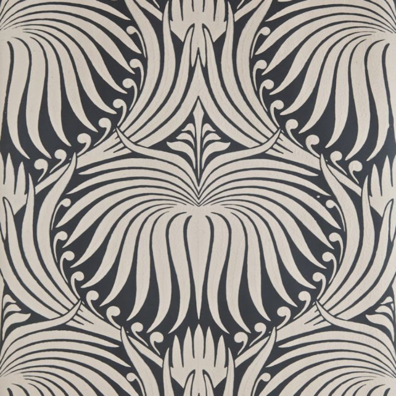 Lotus Wallpaper - Charleston Gray - 2017 - Farrow & Ball