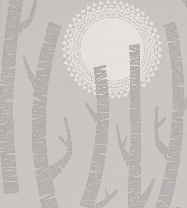 Woods Wallpaper - Gray