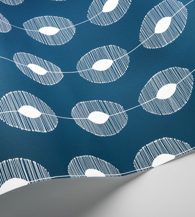 Dew Drops Room Wallpaper - Blue