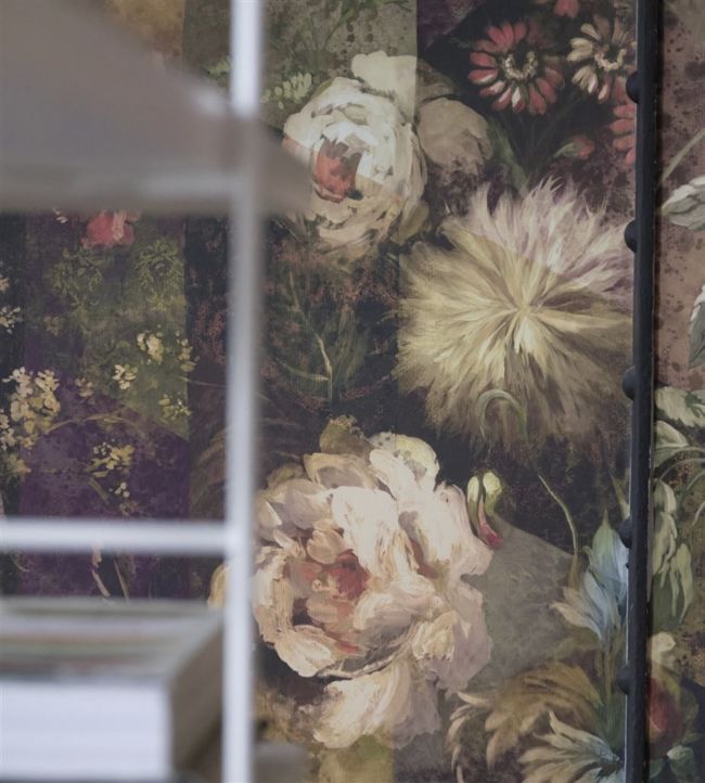 Minakari Cobalt Wallpaper - Rosewood - PDG1131/02 - Designers Guild