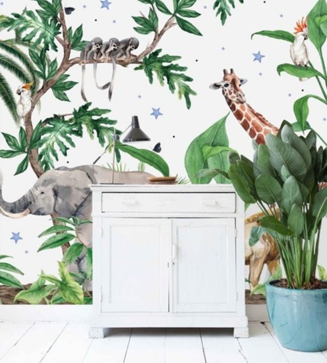 Chantal Bles Josh Room Mural - Green