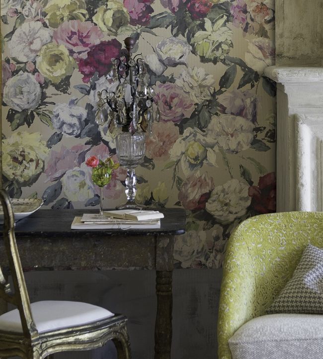 Octavia Wallpaper - Linen - P608/01 - Designers Guild