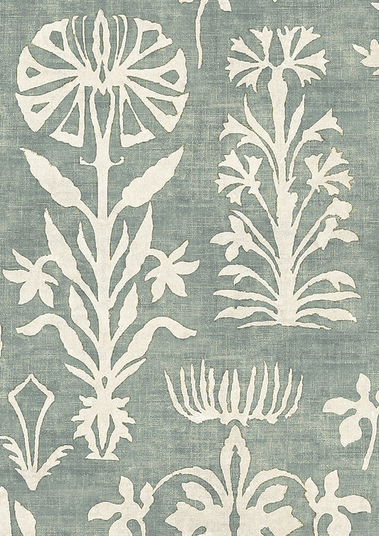 Papyrus Wallpaper - Eau de Nil - Lewis & Wood