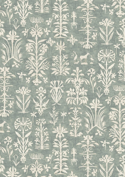 Papyrus Wallpaper - Eau de Nil - Lewis & Wood