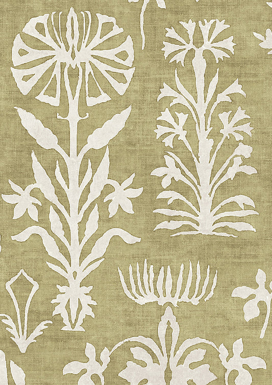 Papyrus Wallpaper - Quince - Lewis & Wood