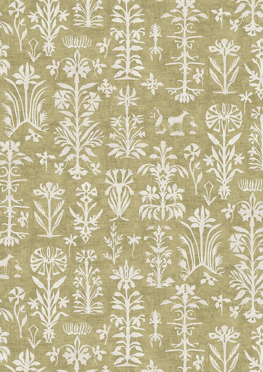 Papyrus Wallpaper - Quince - Lewis & Wood