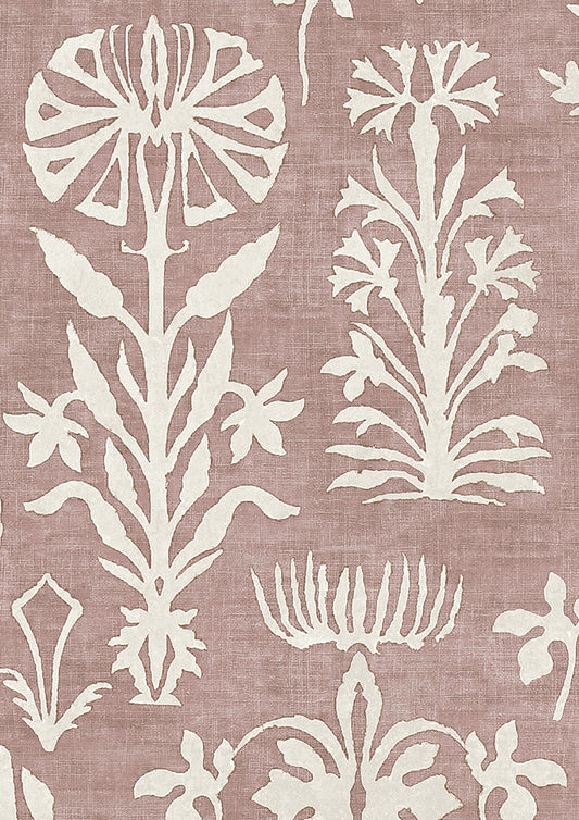 Papyrus Wallpaper - Rosewater - Lewis & Wood