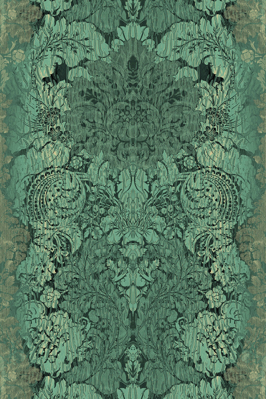Studio Damask Wallpaper - Green