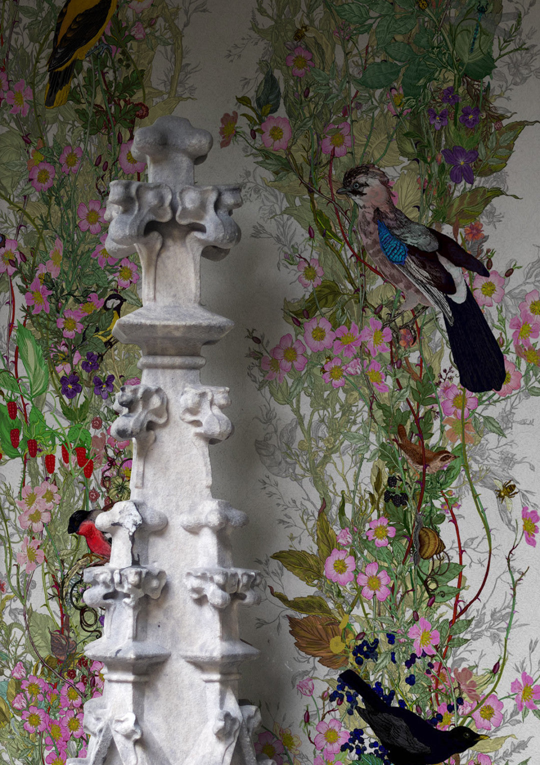 Fruit Looters Room Wallpaper 2 - Green