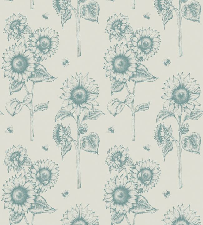 Sundance Wallpaper - Teal