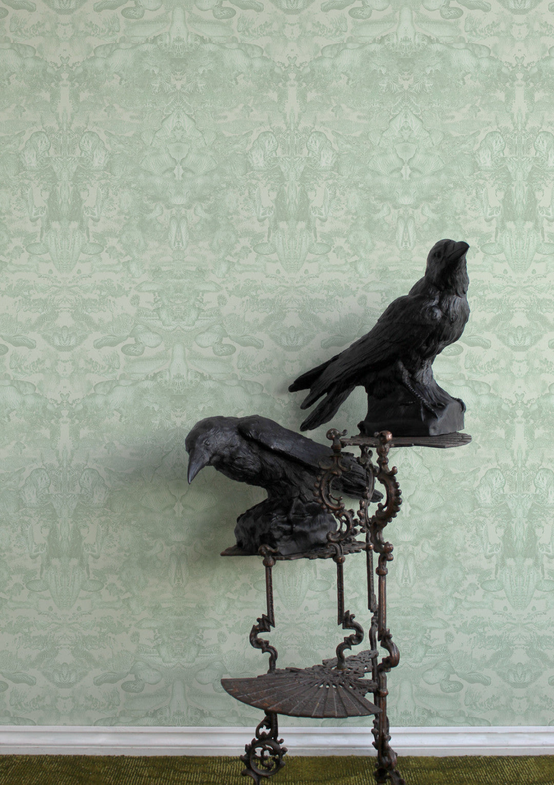 Roller Blotch Room Wallpaper 2 - Blue