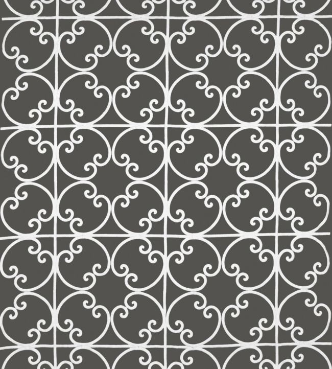 Cernobbia Embroidery Fabric - Black