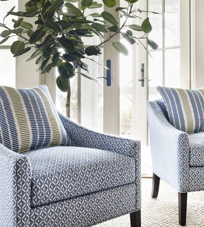 Trion Room Fabric - Blue
