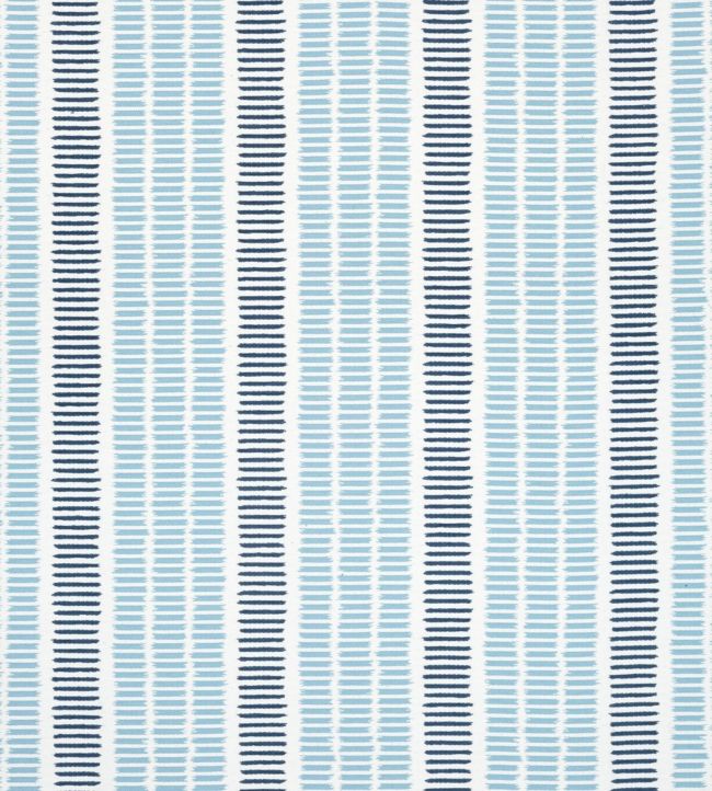 Topsail Stripe Fabric - Teal