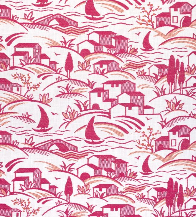 Landmark Fabric - Pink