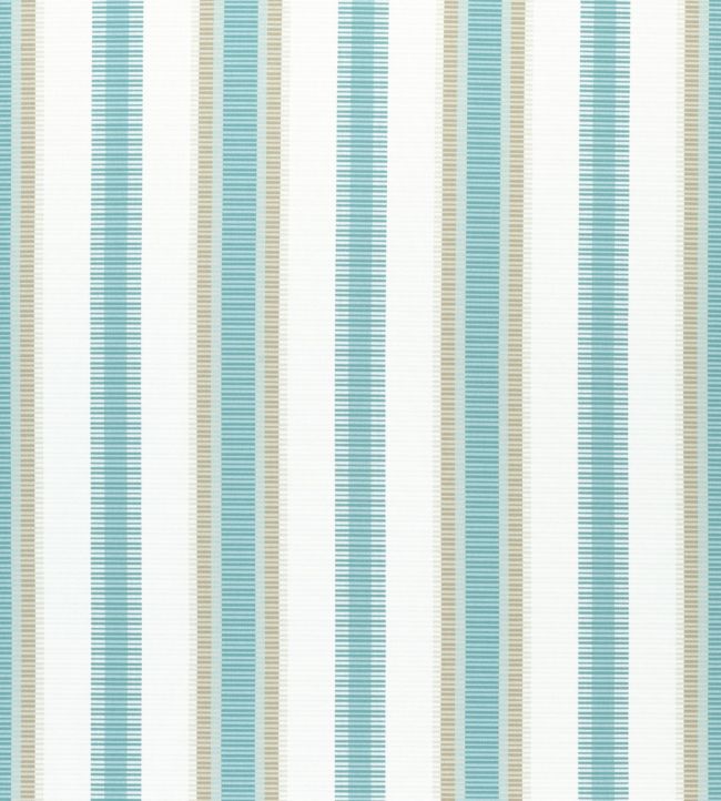 Samba Stripe Fabric - Teal