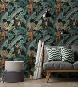 Bermuda Room Wallpaper - Green