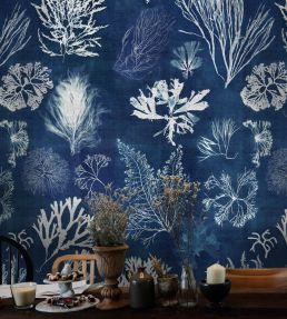 Algae Room Wallpaper - Blue