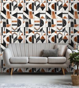 Soho Room Wallpaper - Black