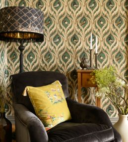 Manor's Walls Room Wallpaper - Green