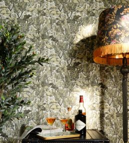 Tree Foliage Room Wallpaper - Green