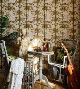 Havana Room Wallpaper - Green