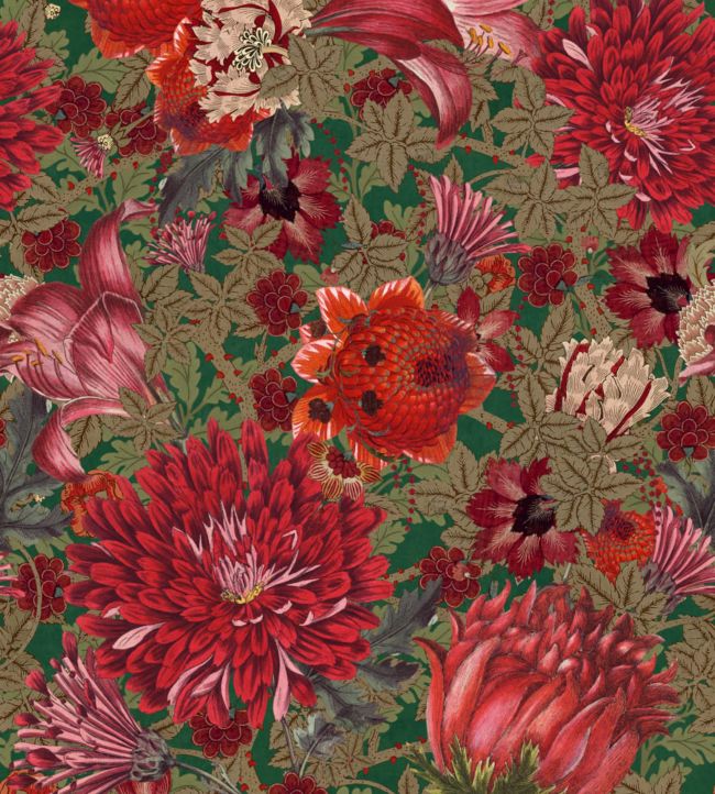 The Flowering Wallpaper - Pink