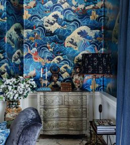 The Former Emperor Room Wallpaper 3 - Blue