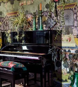 Peace And Music Room Wallpaper 3 - Green