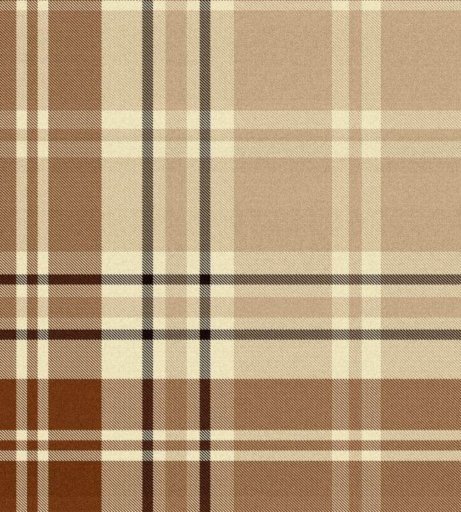 Chesterfield Plaid Wallpaper - Sand