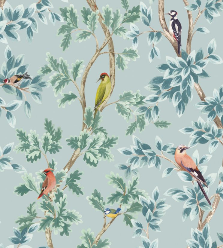 Netherfield Wallpaper - Teal