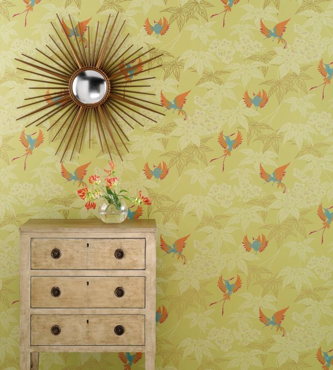 Grove Garden Nursey Room Wallpaper - Sand