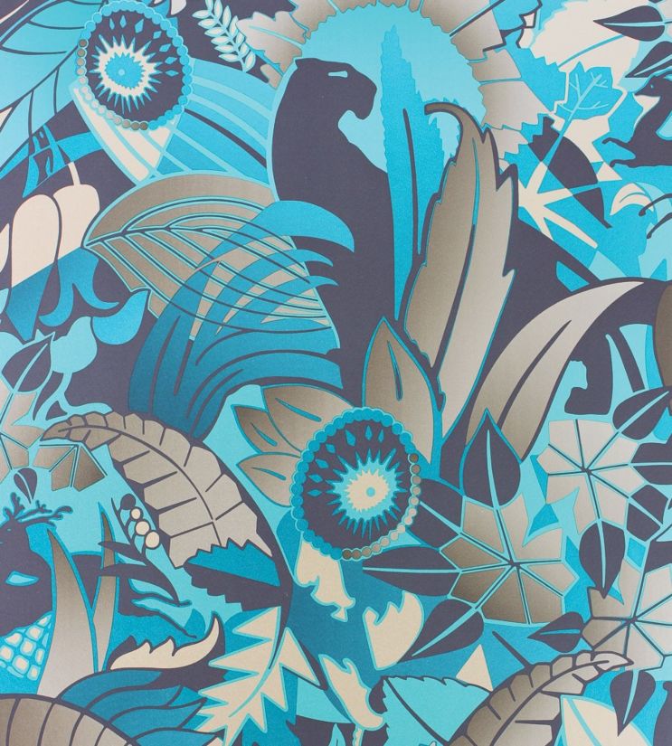 Fantasque Wallpaper - Teal