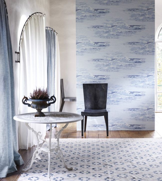 Marmara Room Wallpaper 2 - Blue