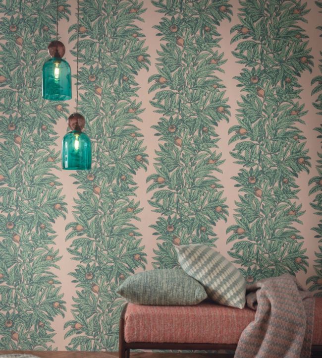 Medlar Room Wallpaper - Pink