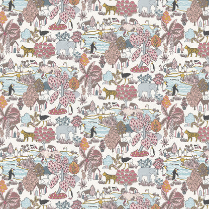 0231ANCONFE - Animal Kingdom Wallpaper - Confetti - Little Greene